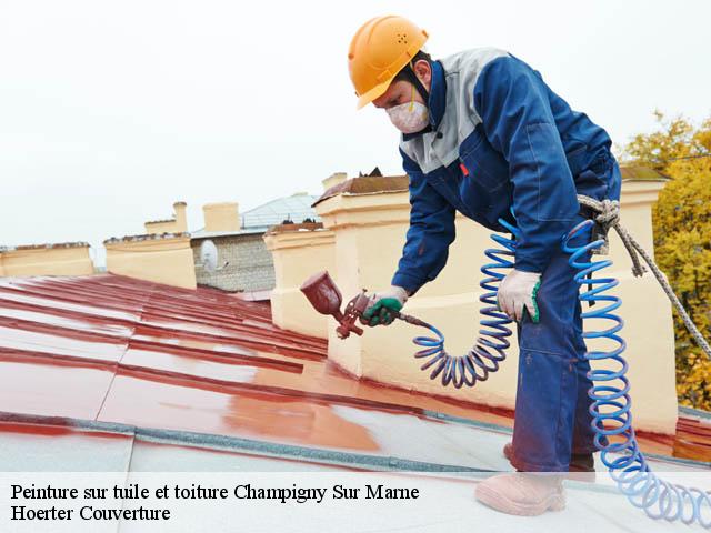 Peinture sur tuile et toiture  champigny-sur-marne-94500 Hoerter Couverture