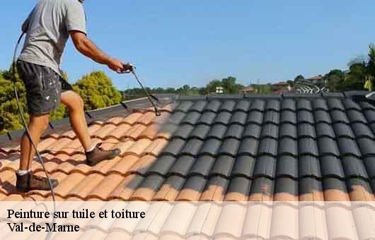 Peinture sur tuile et toiture Val-de-Marne