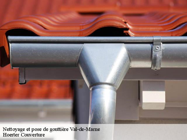 Nettoyage et pose de gouttière 94 Val-de-Marne Hoerter Couverture