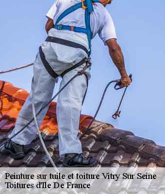 Peinture sur tuile et toiture vitry-sur-seine-94400 Toitures d'Ile De France