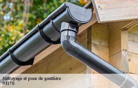Nettoyage et pose de gouttière 94170