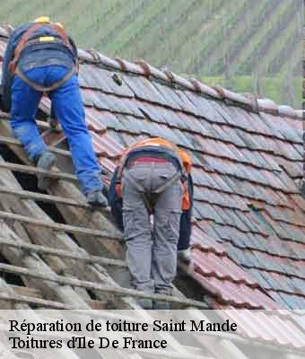 Réparation de toiture saint-mande-94160 Toitures d'Ile De France